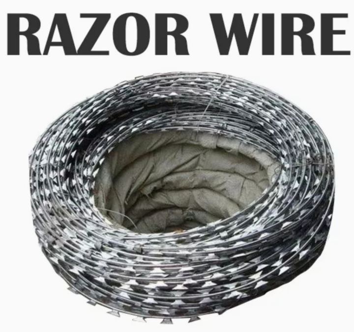 Wire Wrapped Blade Razor Combat Wire Razor Blade Sharp Military Wire Razor Wire | Lazada Philippines