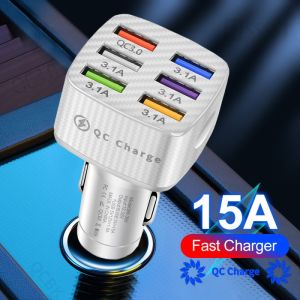 CIJI Car Charger 6 Port USB QC 3.0 /Colokan Mobil 6 USB Quick Charge