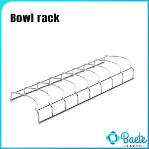Baete Stainless Steel Dish Drying Rack Kitchen Storage Organizer for Plates Bowls Pot Lids Cutlery