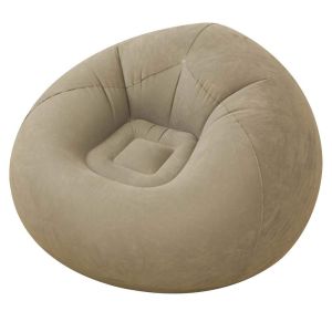 Lazy person sofa inflatable foldable recliner single flocked sofa set inflatable sofa lazy sofa