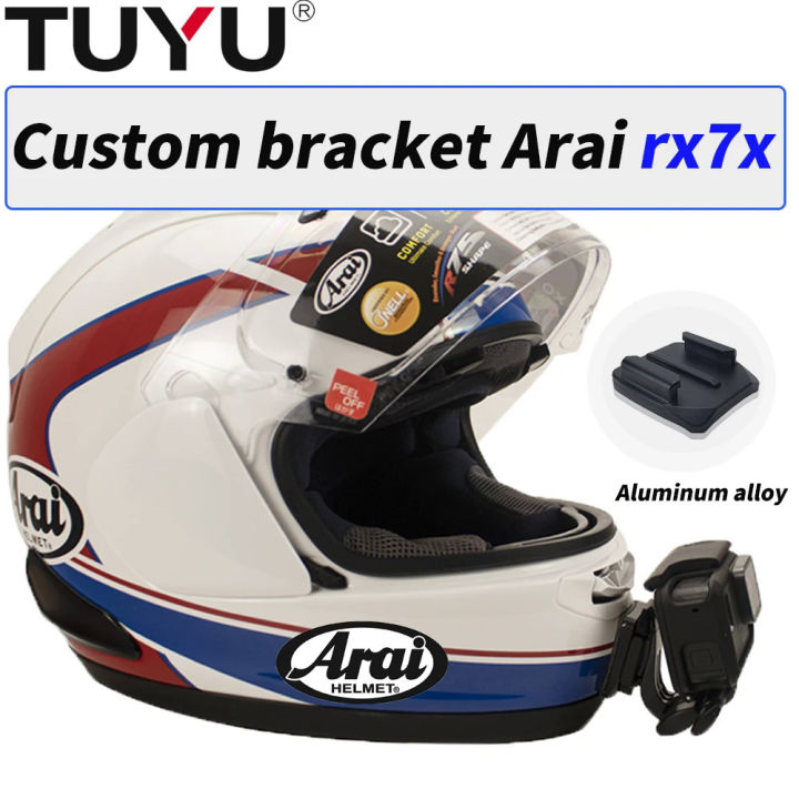 TUYU Aluminum custom ARAI RX7X Motorcycle Helmet Chin Mount for GoPro
