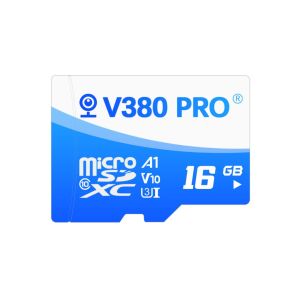 V380 PRO Micro SD Card 16GB/32GB/64GB/128GB High speed Read Speed of Up to 120 MB/SEC Compatible with a variety of electronic devices For CCTV and Camera Memory Card