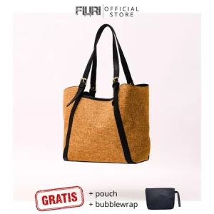 FIURI OFFICIAL  - PUTRI BAG COBALT BLUE - TOTE BAG KANVAS WANITA KREM - TAS TREN IMPORT KOREA MURAH - HAND BAG CEWEK - TAS KULIAH MAHASISWA MAHASISWI- TAS SEKOLAH - TAS KERJA - SHOULDER BAG KERJA - OUTFIT OOTD FASHION WANITA - LEBARAN HARI RAYA RAMADAN