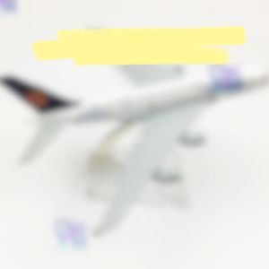 Germany Deutsche Lufthansa A380 16cm model airplane kits child Birthday gift toys  plane models
