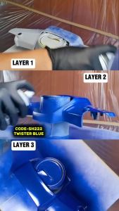 MOTOR-COLOS HONDA SH222 TWISTER BLUE AEROSOL SPRAY PAINT 400ML / 500ML / 1L