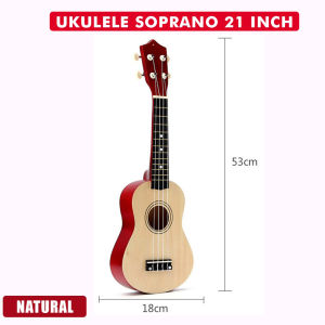 Minsine Ukelele Soprano 4 Strings 21 inch  Spruce Basswood Guitar-With Free Gifts