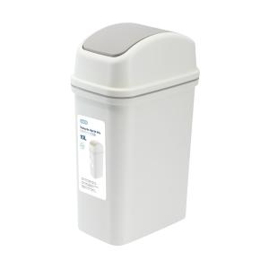 Inochi Hiro Flip Lid Waste Bin 10L – Compact Antibacterial Trash Can with Spring-Return Lid