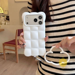 For iPhone 17 Pro Max Case Silicone TPU 3D Phone Case For Plus 16 15 14 13 12 15/14/13/16e Cover Aesthetic Korean Cute