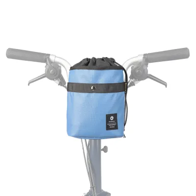 Rhinowalk 2.5L Bicycle Handlebar Bag Large Basket Bag Bike Front Bottle Kettle Pack Portable Shoulder Bag For Brompton 3Sixty Folding Bikes