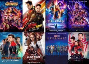 Flash Drive 64Gb MCU Phase 3 + 4  Avengers Infinity War_Avengers End Game_Captain Marvel HD 1080p