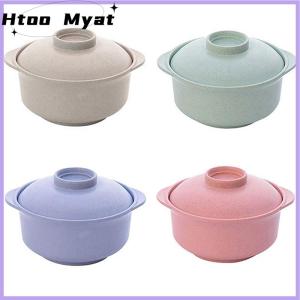 tantuoye ชามบะหมี่กึ่งสำเร็จรูปพร้อมฝาปิดชามข้าวร้อนซุปสไตล์ญี่ปุ่นภาชนะใส่อาหารสำหรับนักเรียนชามอาหารเพื่อสุขภาพ