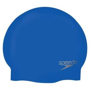 Mũ bơi SPEEDO Plain Moulded SiliCone Cap xanh dương.