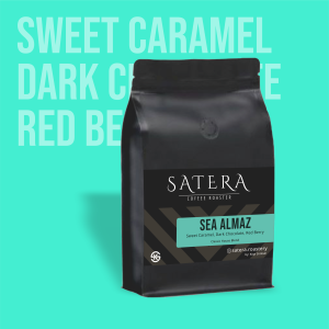 Biji / Bubuk kopi House Blend Espresso SEA ALMAZ 1 KG Roasted Coffee Beans Robusta Arabica Espreso Tubruk