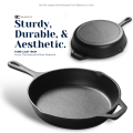 Balance.co Premium Pre-Seasoned Cast Iron Skillet Frying Pan 30cm. 