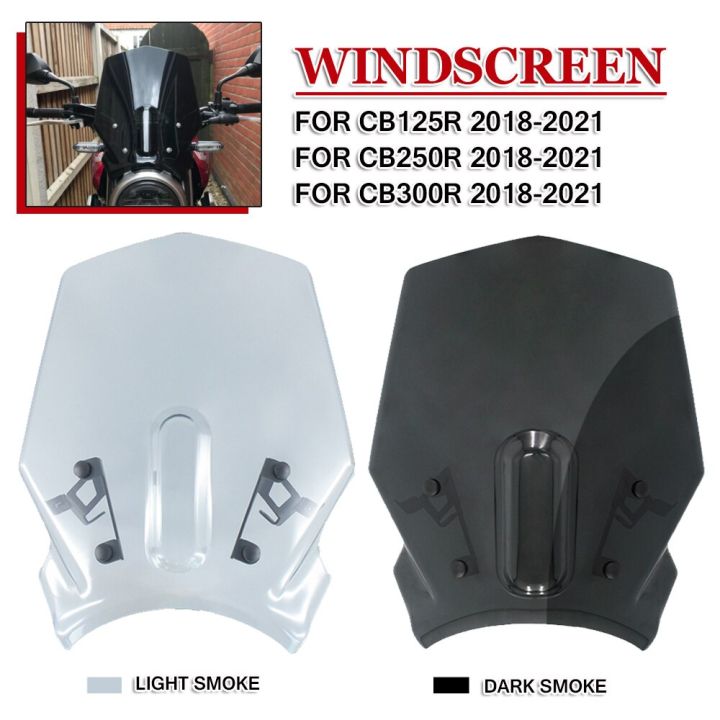 Motorrad-Windschutzscheibe Windabweiser Für Für CB 125R 250R 300R 150R Motorrad-Windschutzscheibe Windabweiser Für Für CB 125R 250R 300R 150R