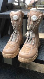 SEPATU PDL TALI PUTAR GURUN MODEL BOA JARING KULIT