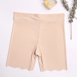 Quần lót nữ Quần lót cạp cao Băng lụa Kiểm soát bụng M-4XL 6 kích thước Quần an toàn