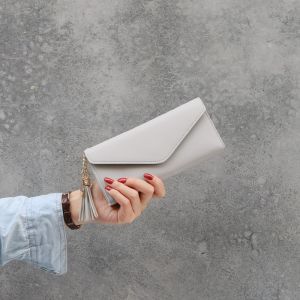 (8 WARNA) Dompet Korea Lomenia Lipat Panjang Fashion Cewek Gantungan Hati LOD017