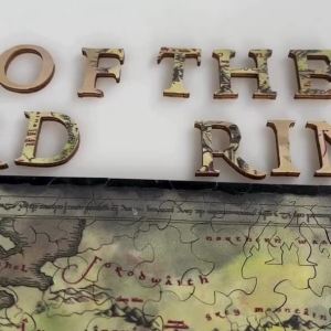FCCrafthub The map of Middle Earth -of The Rings Lovers Thicker and high quality jigsaw puzzle board game
