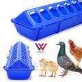 28 holes Flip-Top 50cm Plastic Chick feeder dove feeder pigeon feeder chicken feeder linear linear feeder for chicken. 