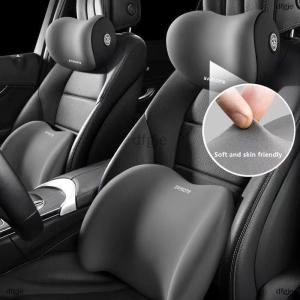 [COD] dfgje 1PC Memory Foam Car Neck Pillow Protective Lumbar Back Support Breathable Car Headrest Cushion Relieve Stress Car Seat Pillow