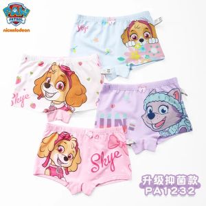 4PCS Genuine Paw Patrol Skye Girl Children Cotton Underwear Printing Panties Kids Short Panties Underpants Girls Briefs Panties2026