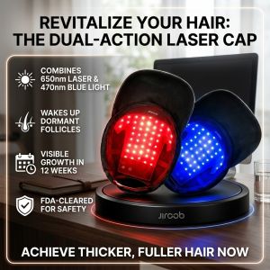 ✨ Hair Growth Cap Hair Care Headwear Hair Wellness Headgear Head Cover Revitalizing Hair Cap Hair Treatment Comprehensive Hair Loss Care Relieve Stress Reusable Solution 中重度脱发院线生发科技健发帽
