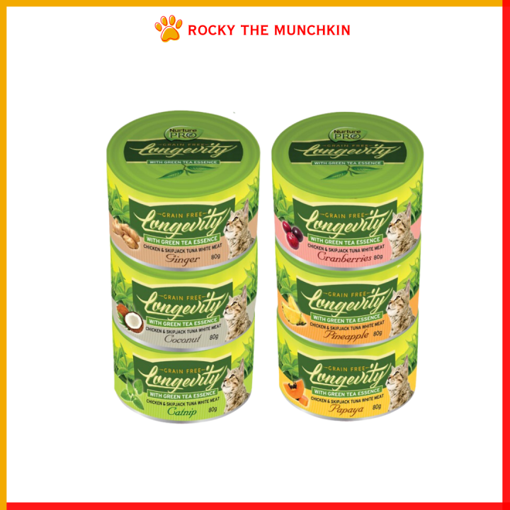 [24cans] Nurture Pro Longevity Wet Canned Grain-Free Can Foods 80g x 24