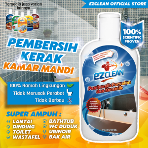 EZCLEAN PORCELAIN & CERAMICS CLEANER PEMBERSIH KERAK PORSELEN UBIN LANTAI KERAMIK KAMAR MANDI TOILET WC KLOSET WASTAFEL PORSELEN