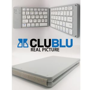 -CLUBLU- Bàn Phím Bluetooth Gấp Gọn Mini Không Dây Cho Laptop máy tính bảng Điện Thoại Đa năng