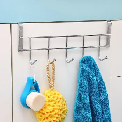 Móc Treo Đồ Sau Cửa 7 Chấu Không Khoan Tường - Móc Treo Quần Áo Sau Cửa Sắt Sơn Tĩnh Điện Chịu Lực Tốt - Giá Treo Quần Áo Túi Xách Nón Mũ Tai Nghe Chìa Khóa Tiện Dụng - Móc Cài Sau Cửa Đa Năng