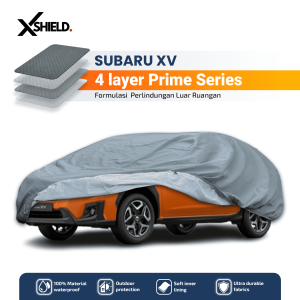 Outdoor 4 Layer Cover Mobil SUBARU XV Sarung Penutup Soft Carbon Tebal Waterproof & Anti Panas UV