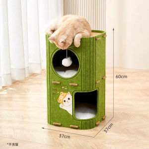 Multi-layer Cat House Cat Tree Hole Cat Scratching Board Cat Nest Cat Climbing Frame