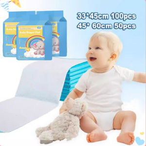 50/100pcs Disposable Baby Changing Pad Waterproof Leak Diaper Mat Breathable Newborn Care Mattress