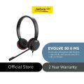 Jabra Evolve 30 II MS Stereo USB with 3.5mm Jack Headset/Music Headphones. 