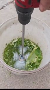Electric Drill Modified Pulverizer Multi Purpose Vegetable Chopper Feed Grinder for Poultry Farming