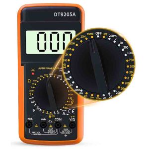 G42 Đồng hồ đo điện đồng hồ vạn năng Best 9205M đo Volt ampe điện trở và linh kiện điện tử cơ bản GA625