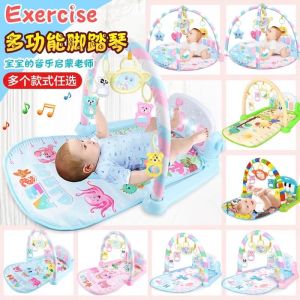 SR99. Baby Kick Play Musical Playmat Play gym Piano Newborn Kids Toy Toddler Mat Music Play Gym Tikar Bayi