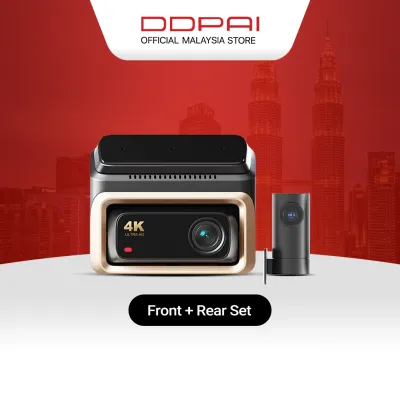 DDPAI Z60 Pro 4K GPS 3 Channel Front & Rear Super Capacitor Dash Cam with 4G Connectivity