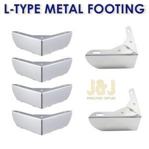 Footing for Furniture (L-Type) furniture legs Cabinet feet DIY feet Cover pads Minimalist Sofa Legs Modern Sofa Legs
