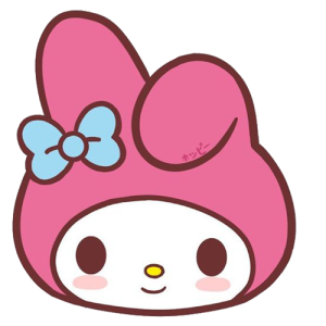 ตัวรีดติดเสื้อ  การ์ตูน SANRIO KUROMI & MY MELODY SET. 2  รีดง่ายติดได้ทุกเนื้อผ้า