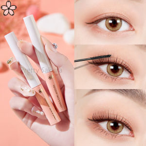【Pretty Sakura】Limitless Eyelash Fiber-filled Curled Mascara Waterproof Volumizing Curling Ultrathin fibre Smudge-proof Natural Long Lashes