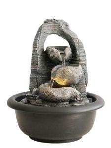 Thác nước phong thủy mini để bàn (16x16x19cm) (mã 1224790L)