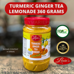 Lexies Organic Turmeric Ginger Tea Powder with Lemonade 360 grams