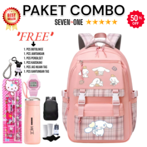 PALE BAGS Tas Ransel Sekolah Anak CINNAMOROLL Sanrio Cute Korean Style Kuromi Melody Fashion Trendy