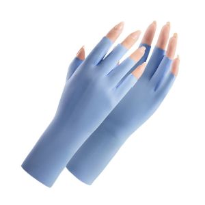 ADAM Anti -Uv Rays Sunscreen Gloves Protect Finger Skin Led Lamp Nail Art Mittens Accessories Nail Uv Protection Nail Painting Gloves Women