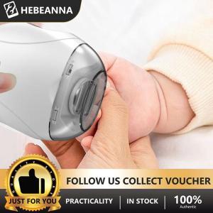 hebeanna Portable Baby Nail Trimmer Electric With Lamp Fingernail Cutter Polishing Nail Clippers Nail Filer With 3 Adjustable Speeds