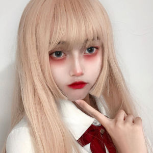 【วิกผมอนิเมะ】วิกผมยาวตรงวิกผมสองสีสำหรับผู้หญิงคอสเพลย์ฮาโลวีนปาร์ตี้คลับ วิคผม ผมต่อ เครื่องประดับผม แฟชั่นผู้หญิง Lady Girl Black & White Ombre ธรรมชาติวิกผมยาวตรงคอสเพลย์น่ารักวิกผมทรงโลลิต้า