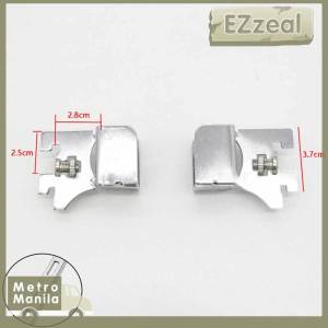 1pair 3cm Slotted Post Bar Holder Flat Bar Straight Bracket Horizontal Bar Slotted Post Bar Holder