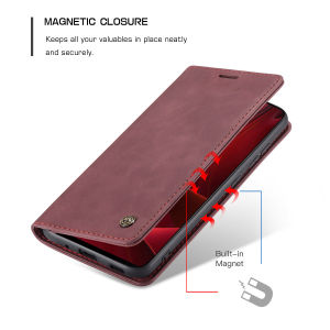 For Samsung Galaxy S20/S20 Plus/S20 Ultra/S20 FE 5G Retro Wallet Case Luxury Credit Card Stand Magnetic Leather Flip Cover Casing